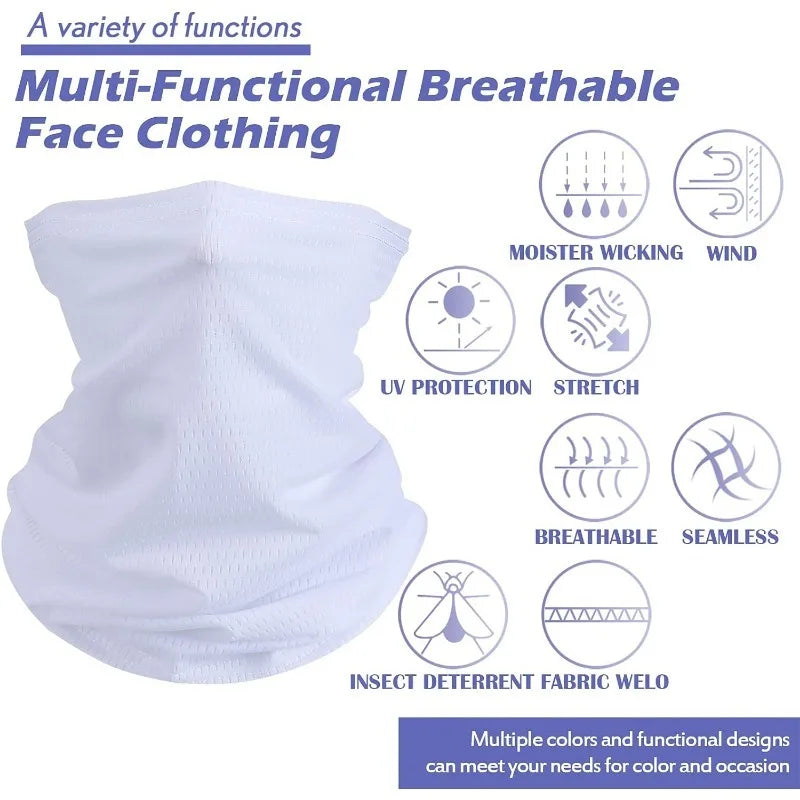 Breathable Sunscreen Scarf Outdoor Fishing Magic Face Scarf Neck Sleeve Cycling Mask Sports Headgear