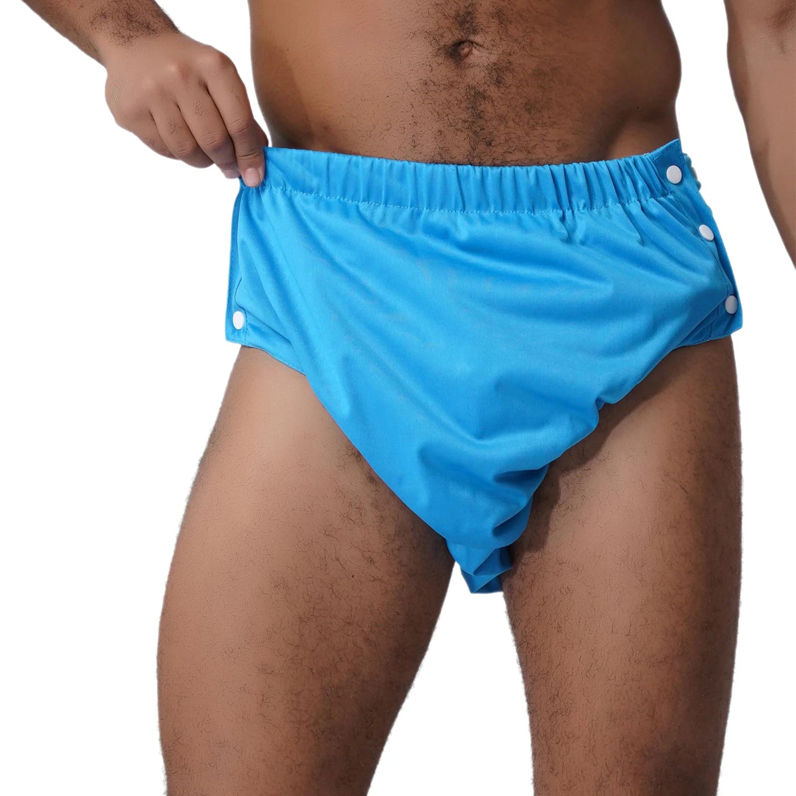 Adults Tear Away Diaper Cover Underwear  Adjustable Waist Leak-proof Reusable Adaptive Underwear for Elders Bedridden Patients