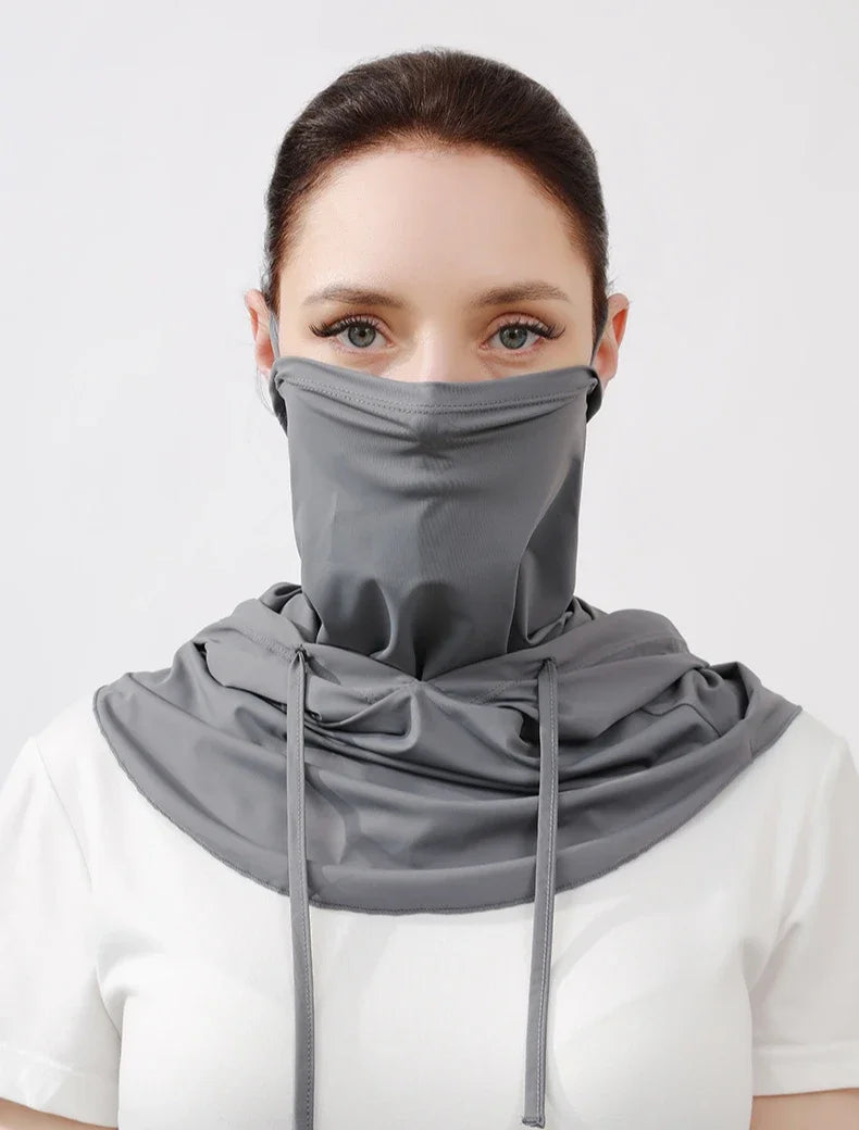 Thin Breathable Balaclava Hat Motorcycle Bicycle Full Face Mask Summer Cycling Helmet Hood Covers Outdoor Sports Neck Sunhat