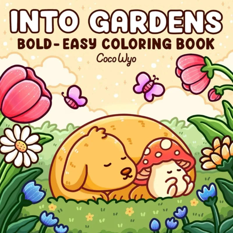 Best-selling cute coloring book for adults and teenagers, a comfortable and relaxing time coloring book