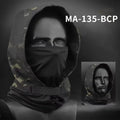 Tactical Hood Headwear Full Face Mask UV Protection for Men Women Ski Sun Hood Tactical Cycling Sports Masks for Hunting/Outdoor