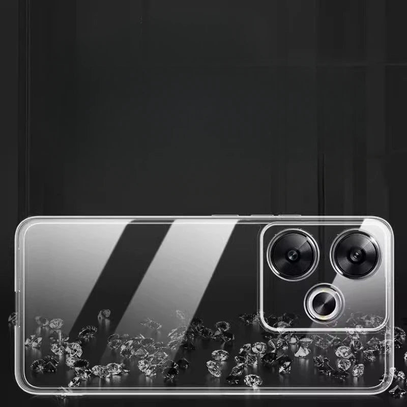 Ultra Thin Clear Phone Case For Xiaomi Redmi Turbo 3 Soft TPU Silicone Cases Back Cover for Redmi Turbo3 Protective Shell