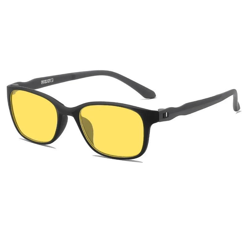 Anti Blue Light Night Vision Glasses for Men Night Driving TR90 Sports Sunglasses Outdoor UV400 Eyewear Unisex Computers Goggles