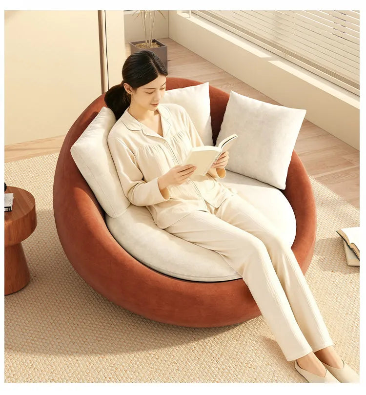 Gaming Puffs Living Room Sofas Pouf Velvet Modern Children Living Room Sofas Individual Curved Tumbonas Playa Trendy Furniture