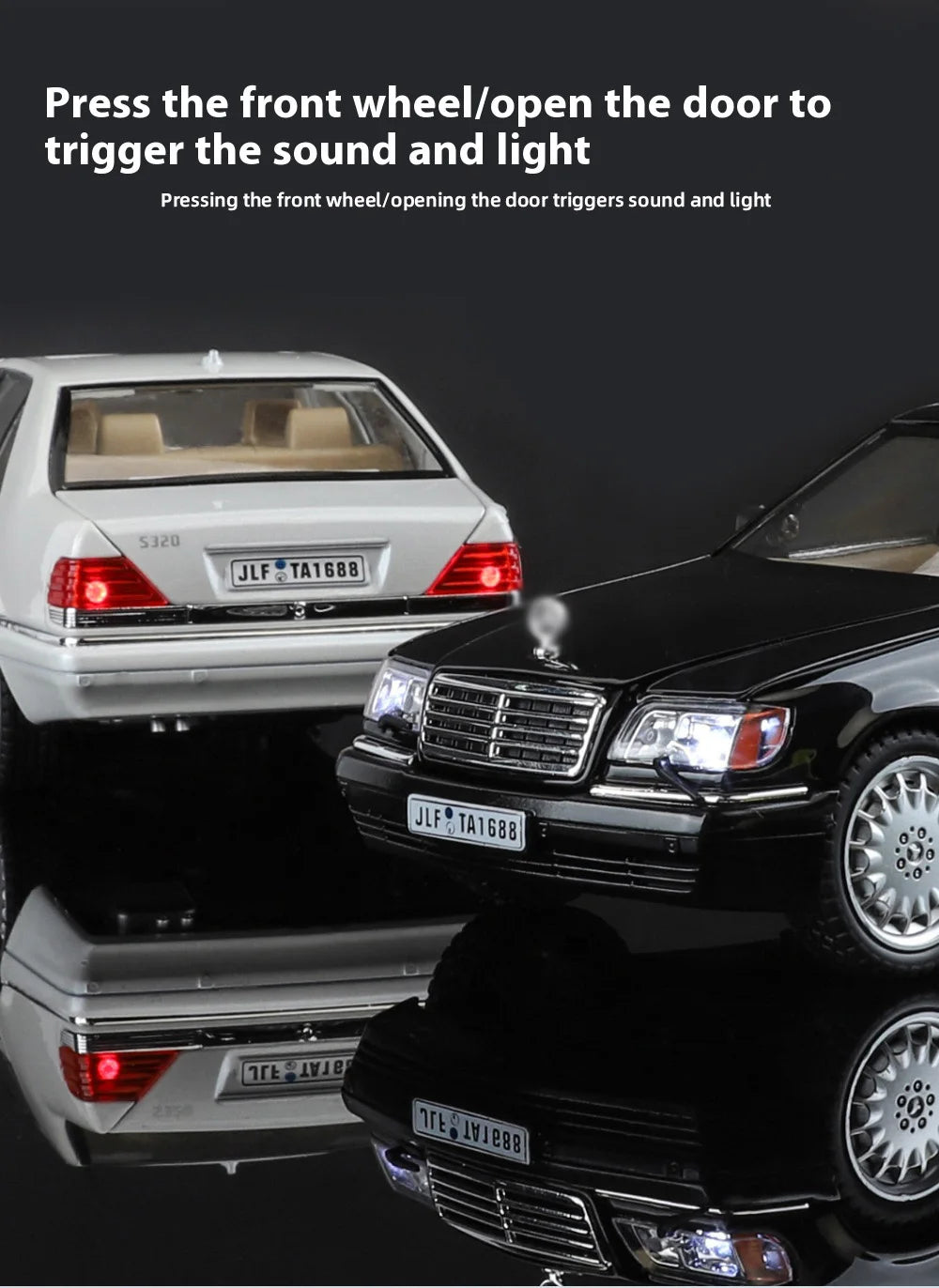 Alloy luxury business car model, unique decorations of the car center console, interesting car accessories, exquisite ornaments