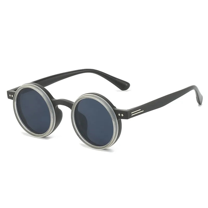 2025 New Retro Adjustable Zoom Round Frame Sunglasses Polarized Sunscreen Outdoor Men's Premium Sunglasses Women