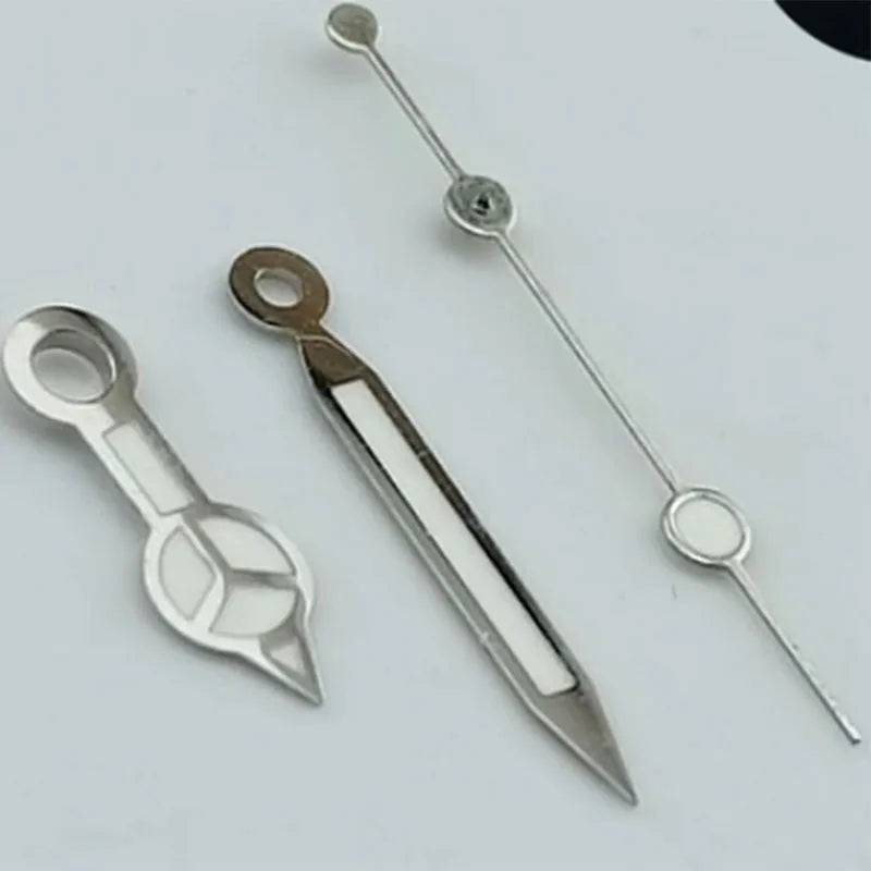 Modified Watch Hands Green Luminous Logbook Needle Silver Gold Rose Watch Accessories for NH35/NH36/4R/7S Movement