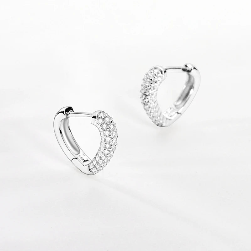 Hot Sale 925 Sterling Silver Spring Zircon Sunflower Stud Earrings For Women 2023 Trending Fashion Jewelry mother's day gift