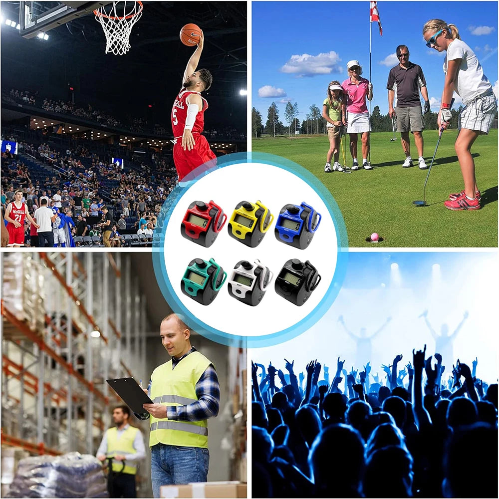 Digital Counter With 5-Digit LCD Display For Accurate Counting In Sport Events And Public Places Handheld Manual Tally Counter