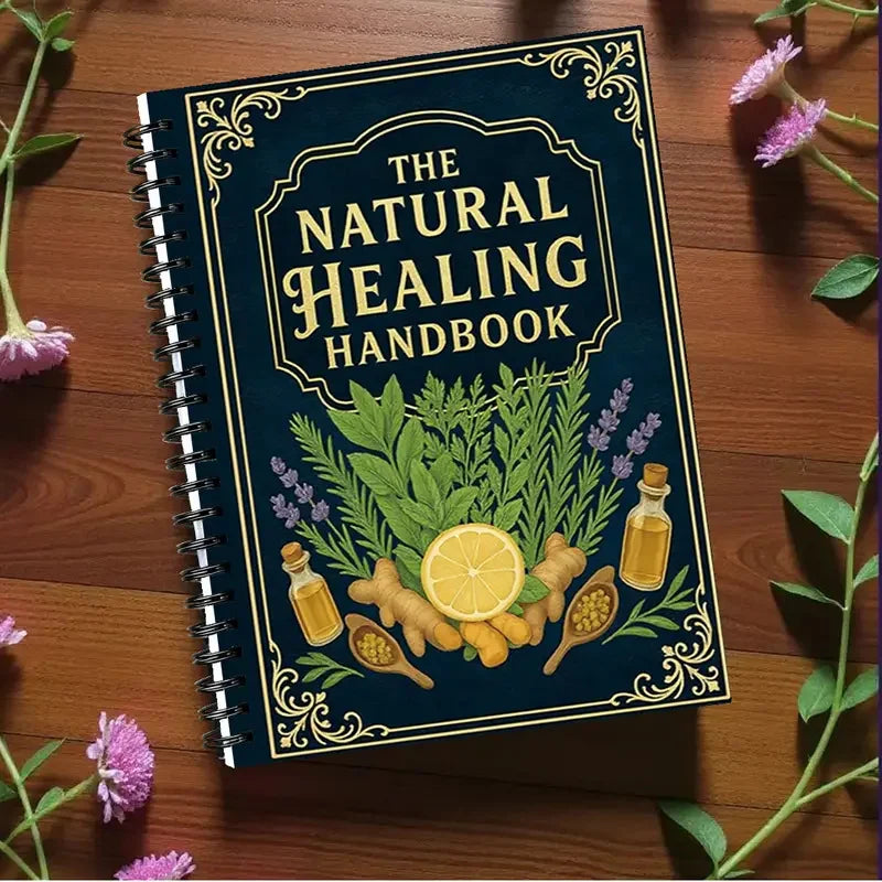 Holistic Herbal Remedy Book - Natural Healing Guide with Recipes for Heart Support, Blood Pressure & Focus. Wellness Manual
