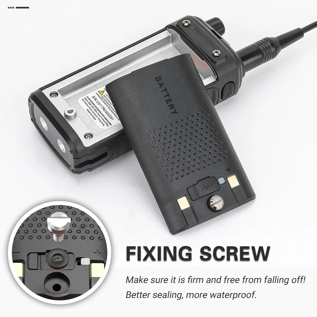 Baofeng UV17 Air Band Walkie Talkie 999 CH Draadloze kopieerfrequentie NOAA Zes bands Amateur Ham Tweerichtingsradio voor