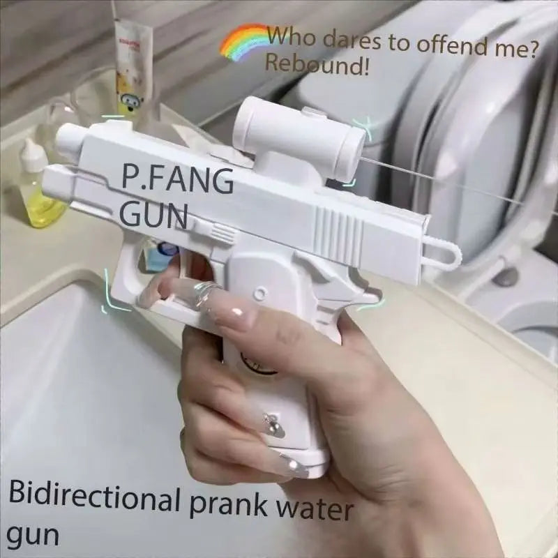 Summer Water Gun Toy - Double-Sided Prank Spray Fun, Reverse Splash Joke for Outdoor Water Fight, Cool Pool Beach Game