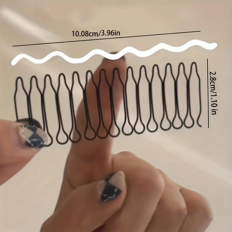 3Solid color wavy hair clip, bangs clip, hairpiece, hairpiece storage clip, hairstyle tool