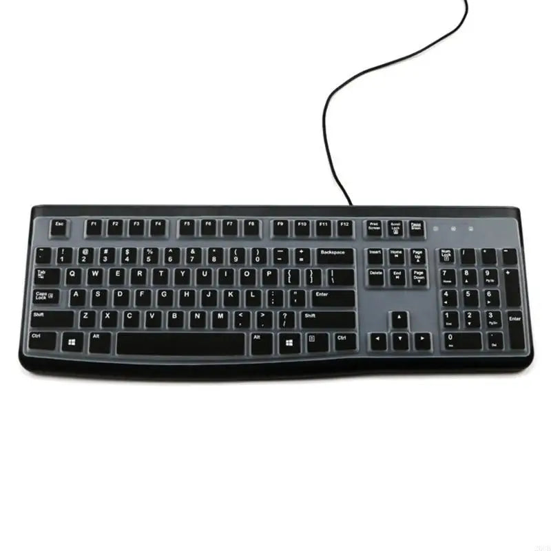 20CB Keyboard Cover for K120 MK120 Corded Keyboard Silicone Keyboard Protectors Skin Ergonomic Keyboard Protective