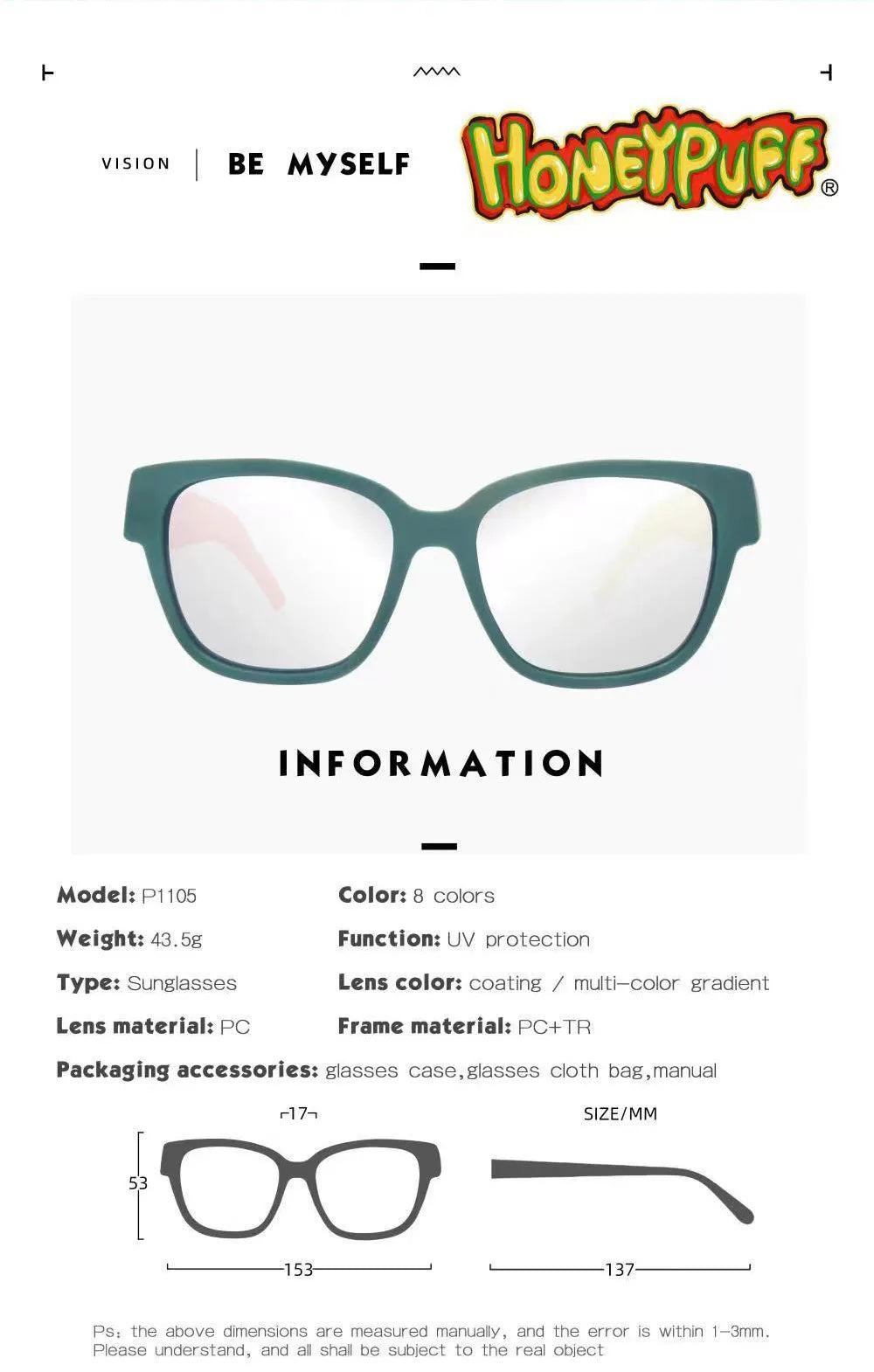 R&R New Design Glasses Holder Horn Tube Removable Sunglasses Hidden Tapered Roll Paper Storage Smoking Accessories Gadgets Men