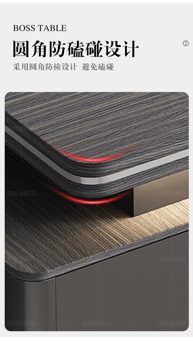 Designer Modern Computer Desk Luxury Office Table Organizer Ideal Gaming Space Office Enhancement Muebles Oficina Decoration