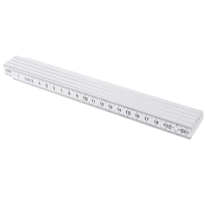 Folding Ruler Metric Measurements Lightweight Composite Construction Ruler 1M 2M for Craftsman Carpenters  EDC Tool Accessories