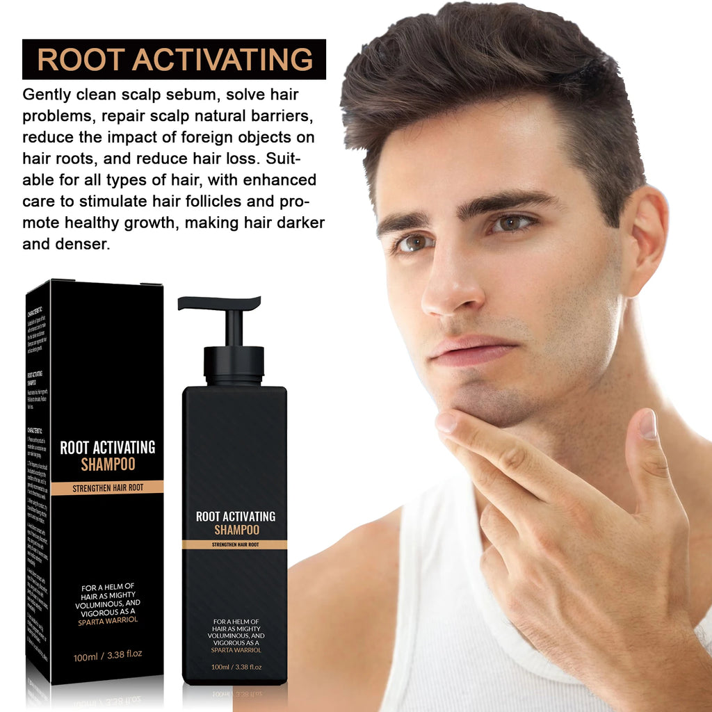 Natural Plant Extract Shampoo 100ml Improve Hair Growth Root Nourishment Scalp Care Gentle Cleansing Suitable for All Hair Types