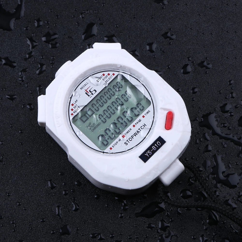 Professional Handheld Digital Stopwatch Timer Outdoor Sports Training Timer Chronograph Stop Watch 0.01s Precision Timer Tools