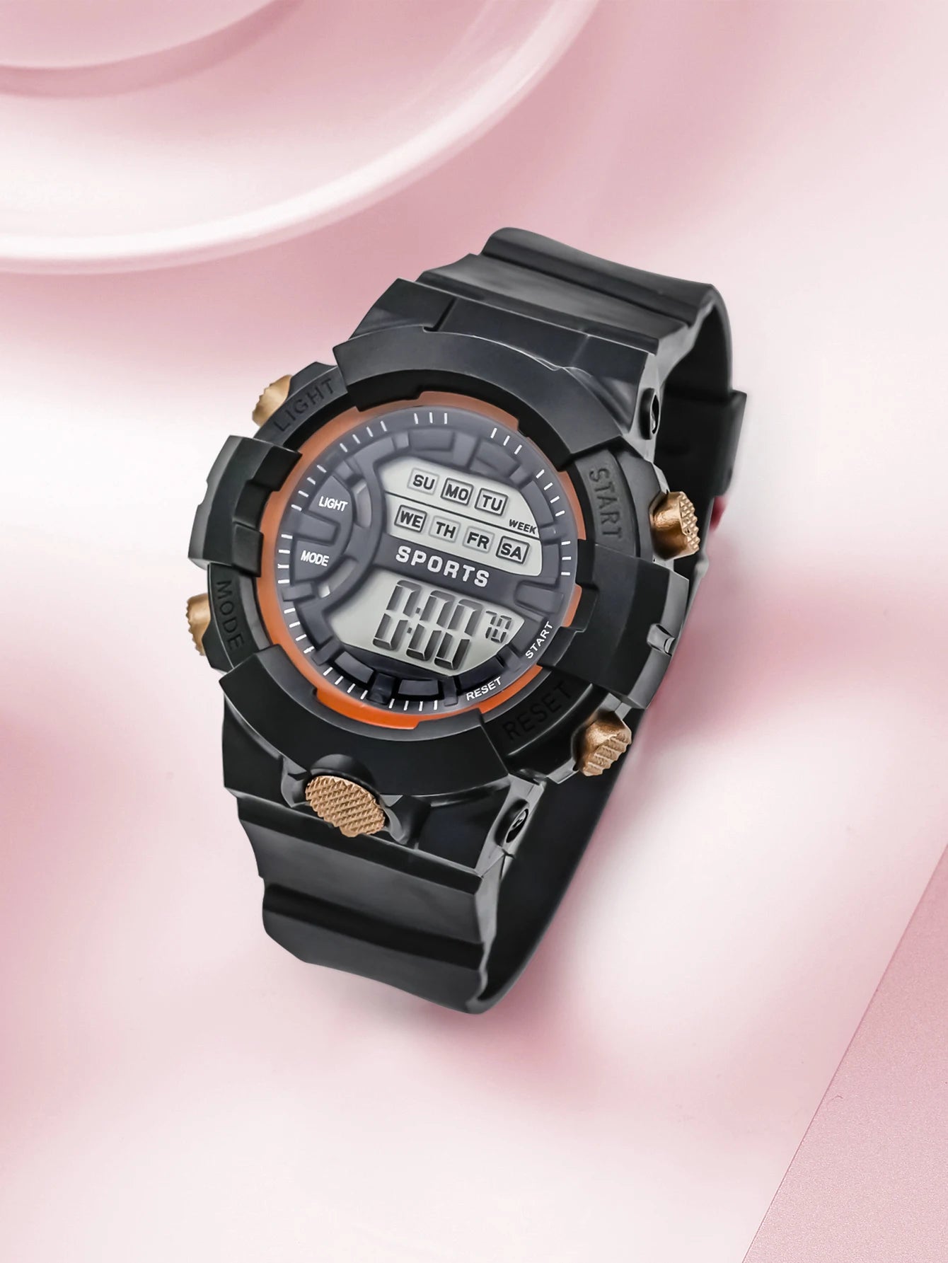 Hot Selling Simple and Fashionable Women Digital Electronic Watch Multifunctional Outdoor Fitness Watch Men and Women Watch