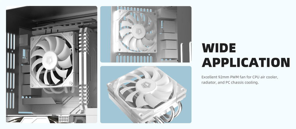 ID-COOLING TF-9215 9015 ARGB Super Slim Thinckness 15mm Ultra-Thin PWM Temperature Control 9cm Chassis Cooling Fan 5V RGB