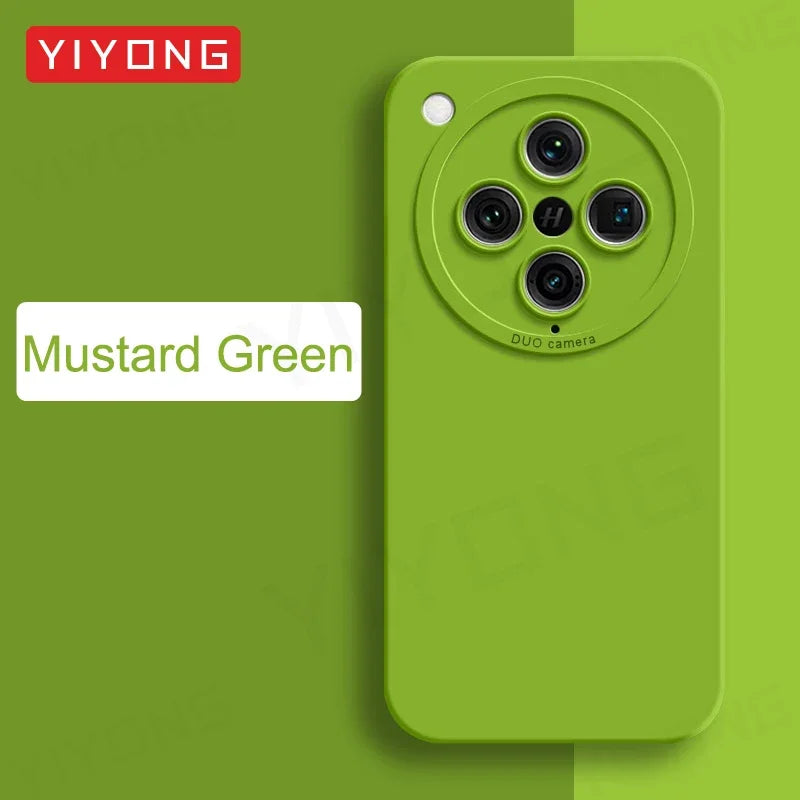 For FindX8 Pro Case YIYONG Silky Feel Liquid Silicone Soft Cover For OPPO Find X8 Ultra X9 Pro FindX9 5G Shockproof Phone Cases
