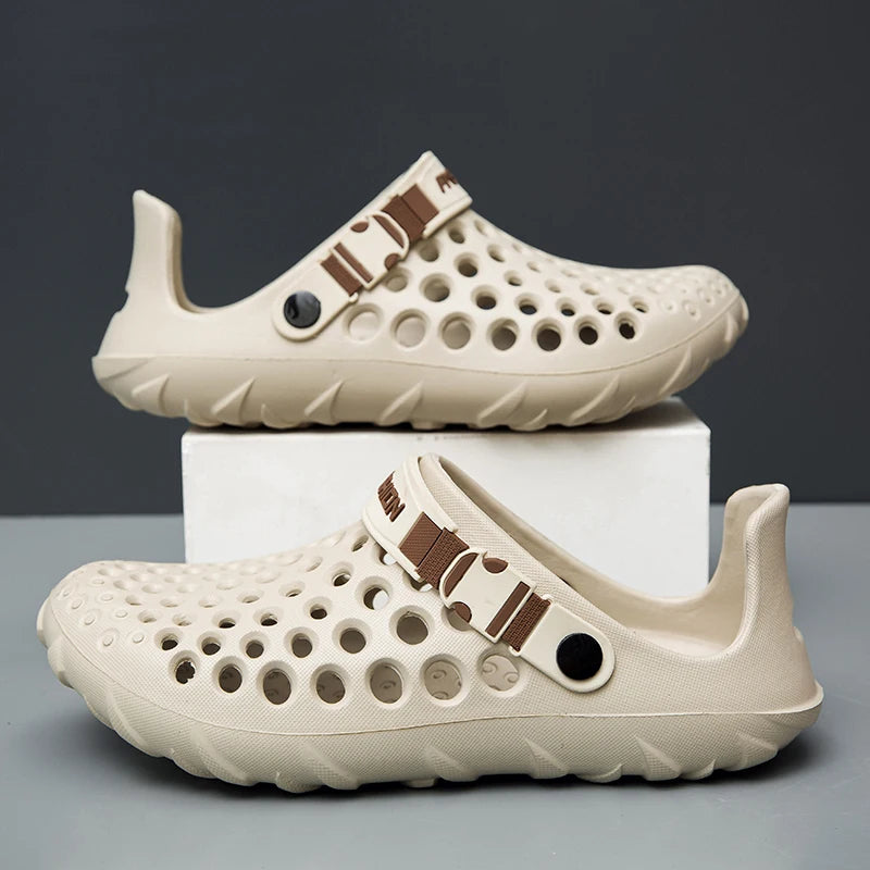 Mens Summer Sandals Comfortable Soft Slippers Breathable Lightweight Outdoor Casual Shoes for Men