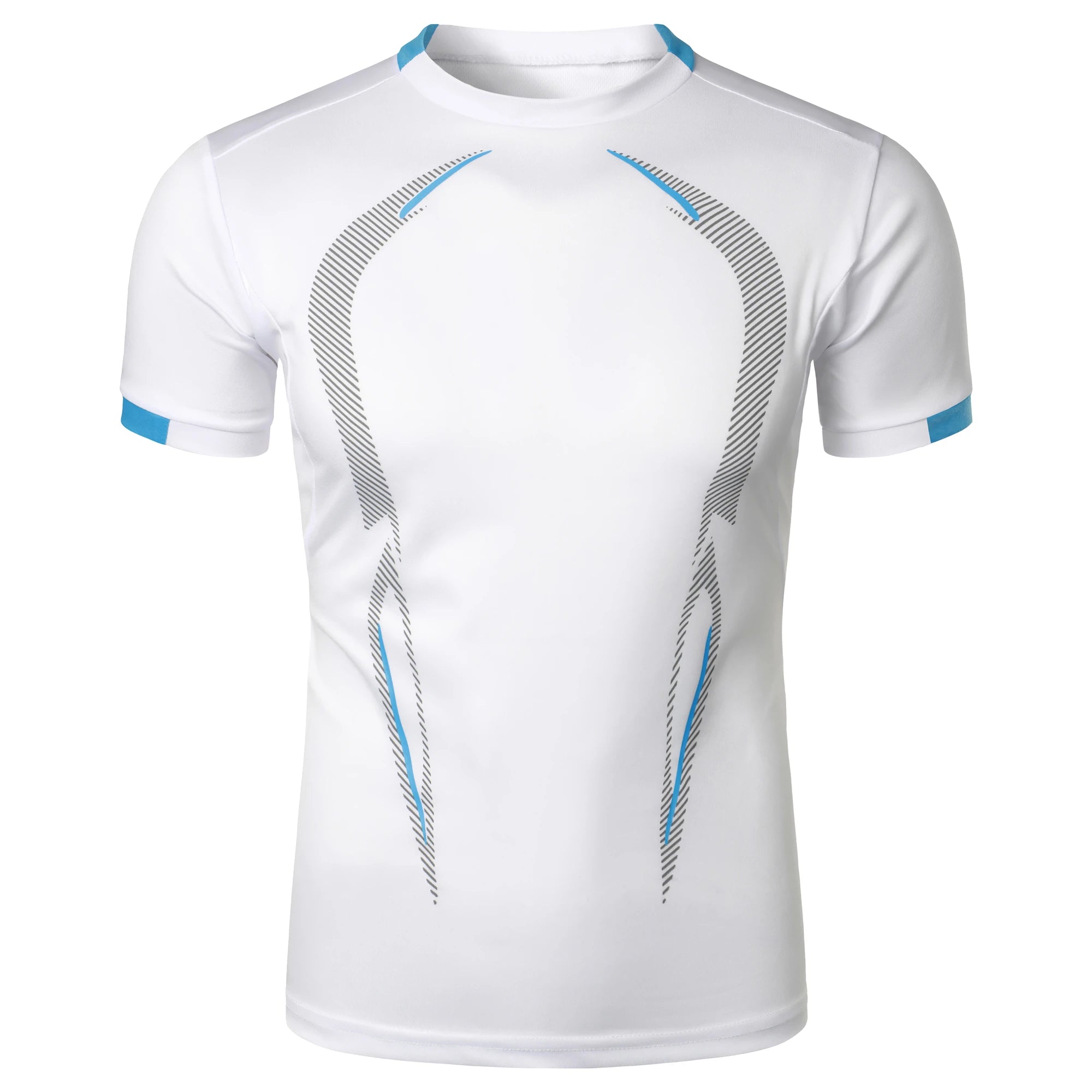 Summer men's fitness sports training Breathable short sleeve quick drying clothes men's sports fashion short sleeve T-shirt