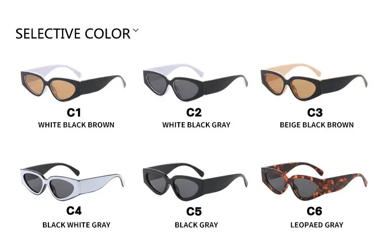 New Fashion Ladies Sunglasses Outdoor UV400 Sunscreen Eye Protection Glasses Neutral Fashion Driving Travel Essential Sunglasses