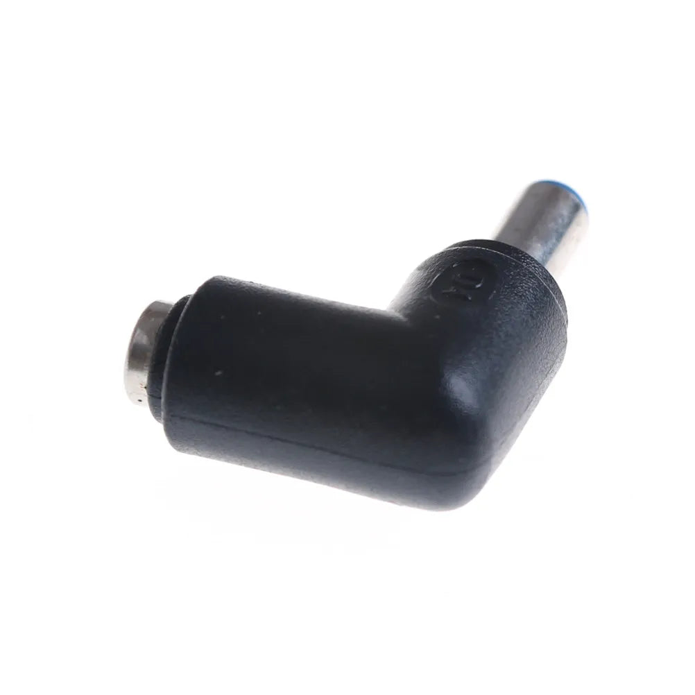 1/2pcs 90 Degree 5.5*2.1 Mm Male Jack To 5.5*2.1Mm Female Plug Right Angle Dc Power Connector Adapter Laptop