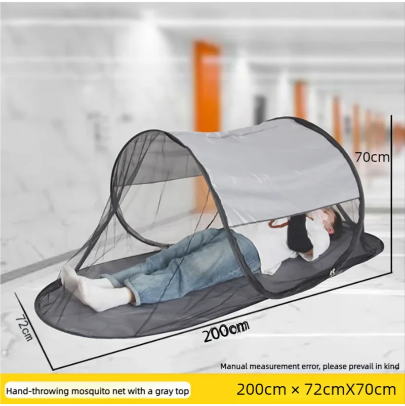 New boat type hand thrown conventional models sunscreen top free installation portable collapsible outdoor camping mosquito nets