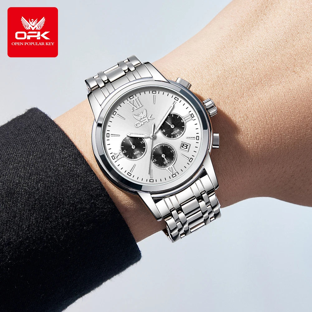 OPK 6047 Multifunctional chronograph with calendar quartz watch