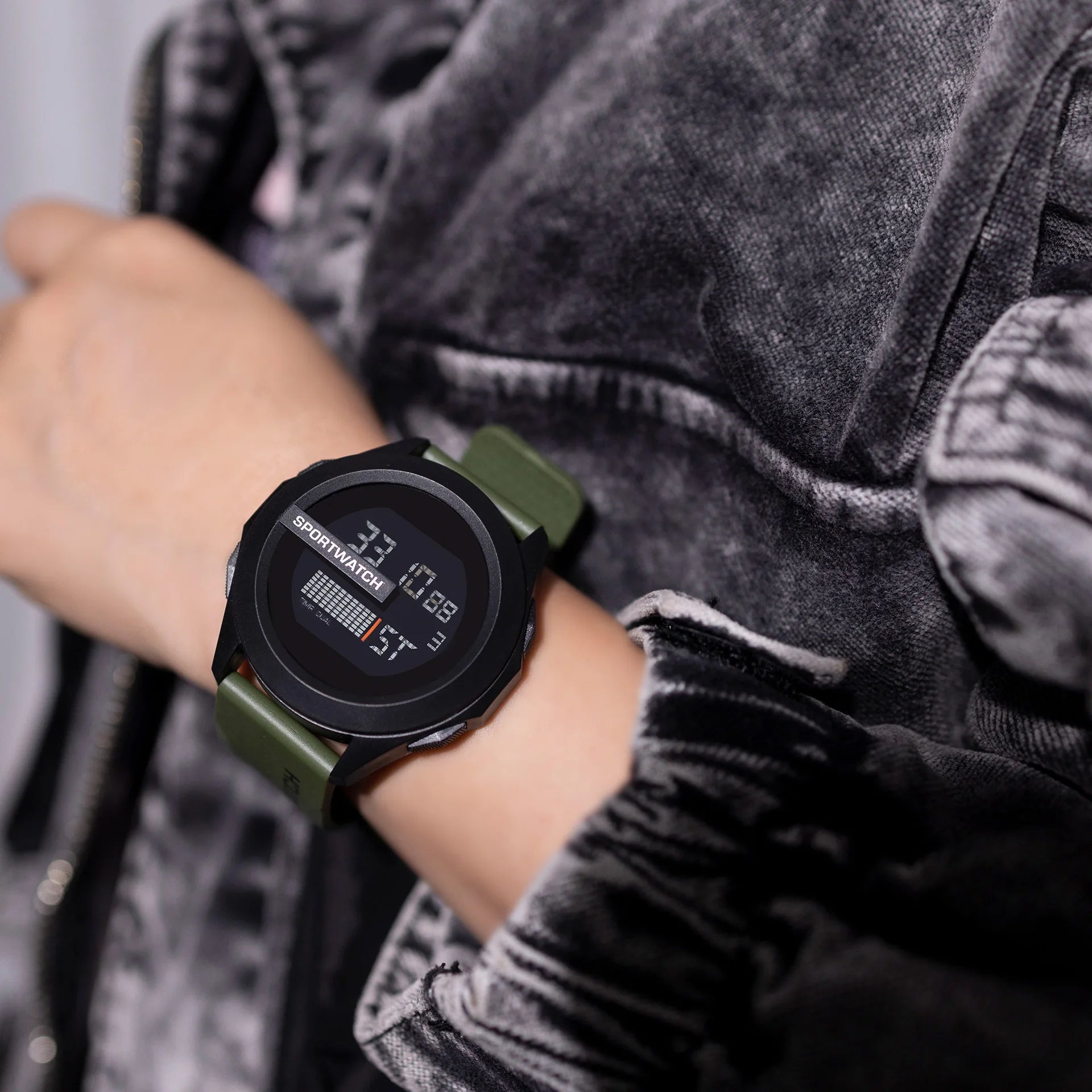 Men's Sports Watches Alarm Clock Multifunction Men LED Digital Watch Waterproof Fitness Sport Electronic Watch for Male Clock
