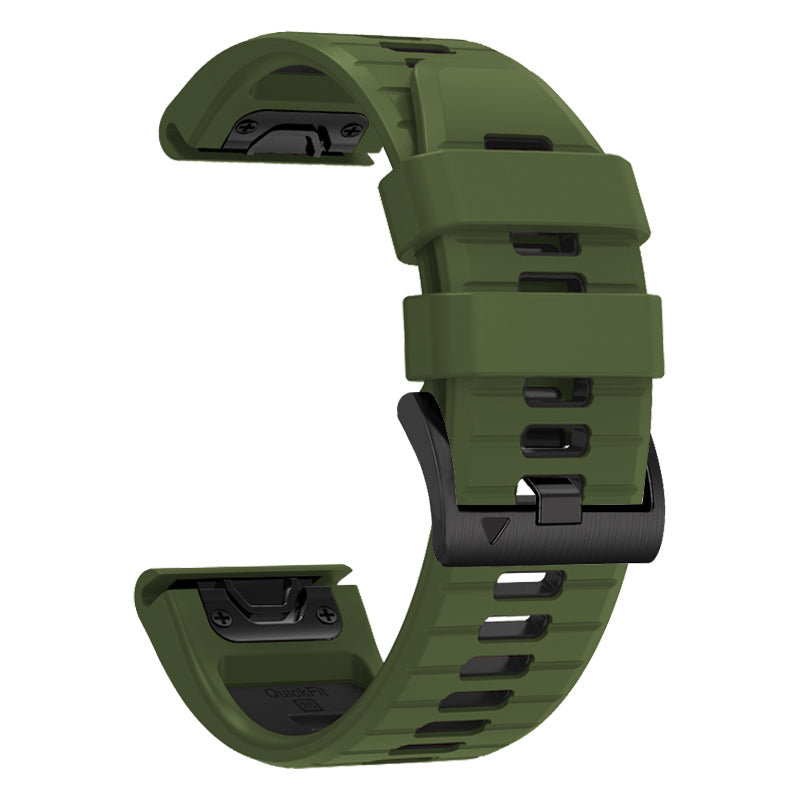 QuickFit 26mm 22mm Strap For Garmin Fenix 7X 7 6/TACTIX DELTA/Instinct 2X/Descent Mk2 Mk2i G1/MARQ/Enduro 2 Silicone Watch Band