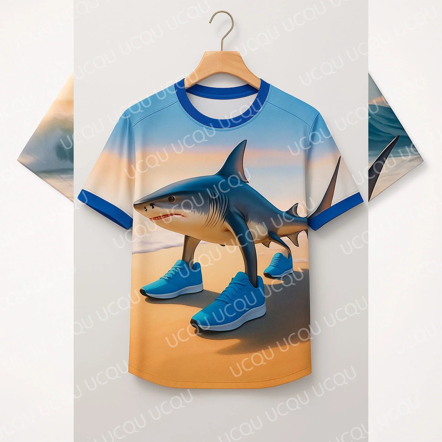 Funny Italian Brainrot  Tralalero Tralala divertido Shark Meme 3D tops Kids tracksuit Summer boys Girls Short Sleeve printing