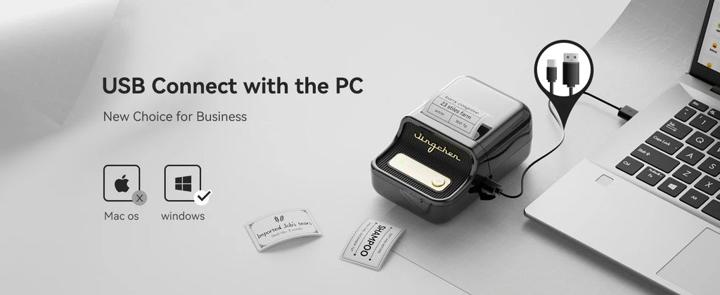 B21PRO 300dpi New NiiMbot B21 Mini Thermal Printer Wireless Barcode Label Maker Bluetooth Portable Adhesive for Office Home Use