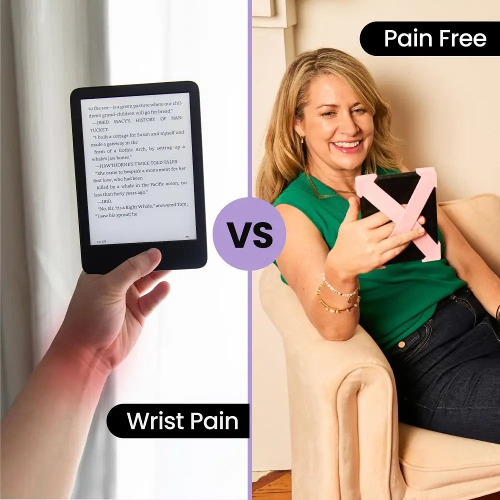 PU Leather 6-7" eReader Secure Hand Strap High Elastic Handle Holder for Kindle Paperwhite/Kobo/Voyaga/Pocketbook/Tolino