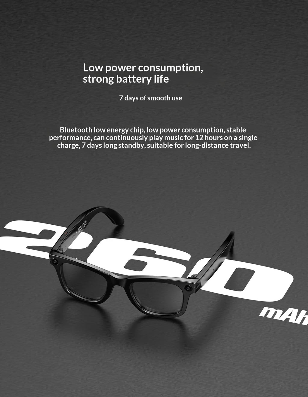 2025 AI Smart Glasses - 8MP Camera for First-Person Vlog, Voice Translation, Music & Calls, IP65 Waterproof, Ultra-Light