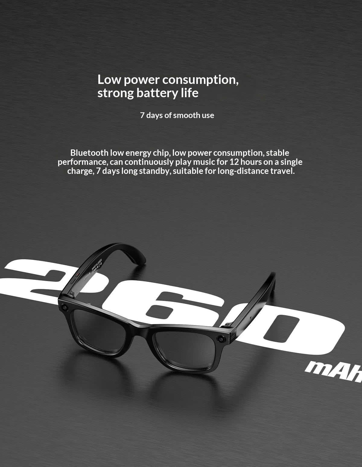 2025 AI Smart Glasses - 8MP Camera for First-Person Vlog, Voice Translation, Music & Calls, IP65 Waterproof, Ultra-Light