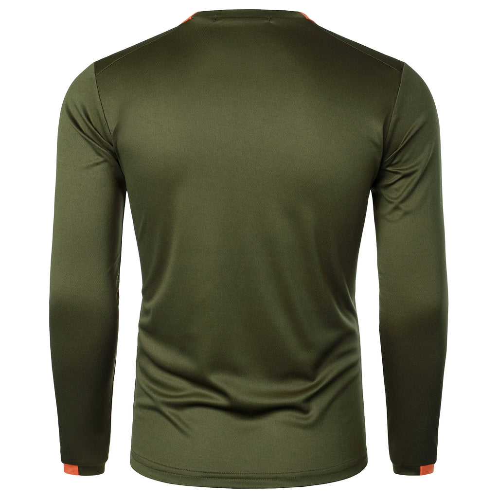 Summer men's fitness sports training Breathable short sleeve quick drying clothes men's sports fashion long sleeve T-shirt