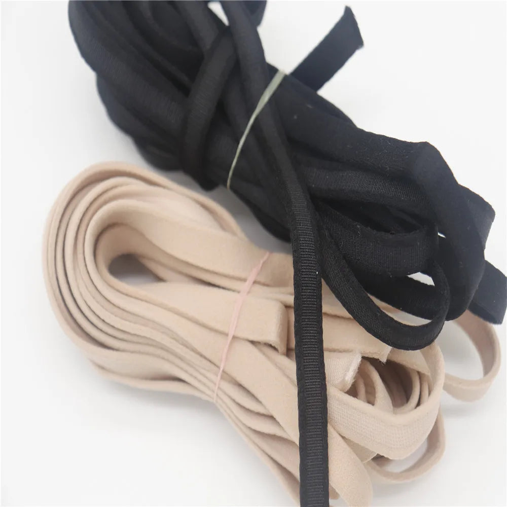 UNDERWIRE REPLACEMENT BRA COVER BAND RIBBON 5 YARDS DIY UNDERWEAR RING BINDING FABRIC BAND