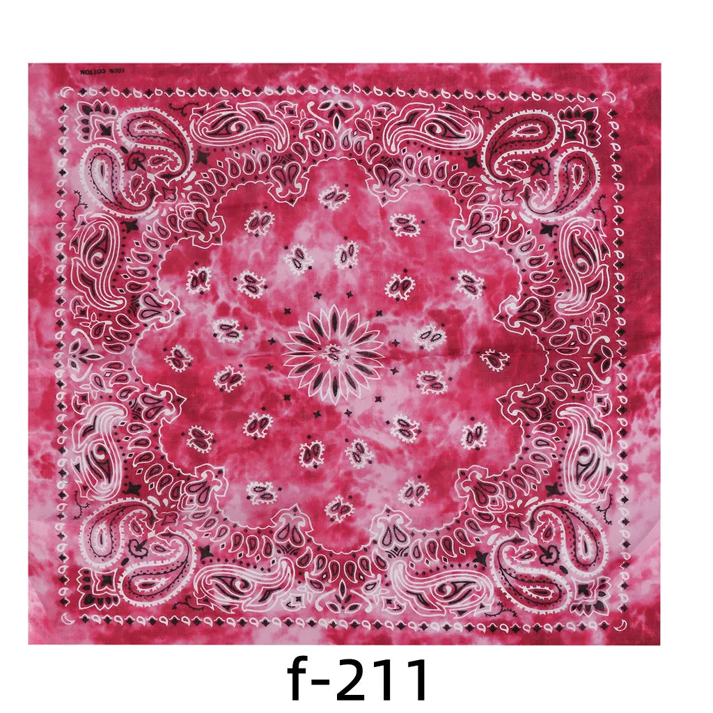 f151 Unisex Hiphop Cotton Bandanas Face Mask Scarf Headwear Women Snood Headband Men Fishing Mask Hiking Balaclava Handkerchief