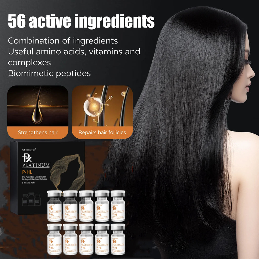 Sanendi Korean Hair Growth Serum P-HL Ptx Peptide Essence Dr.Pen Booster Anti-Hair Loss Solution Repair Skin Hydrating