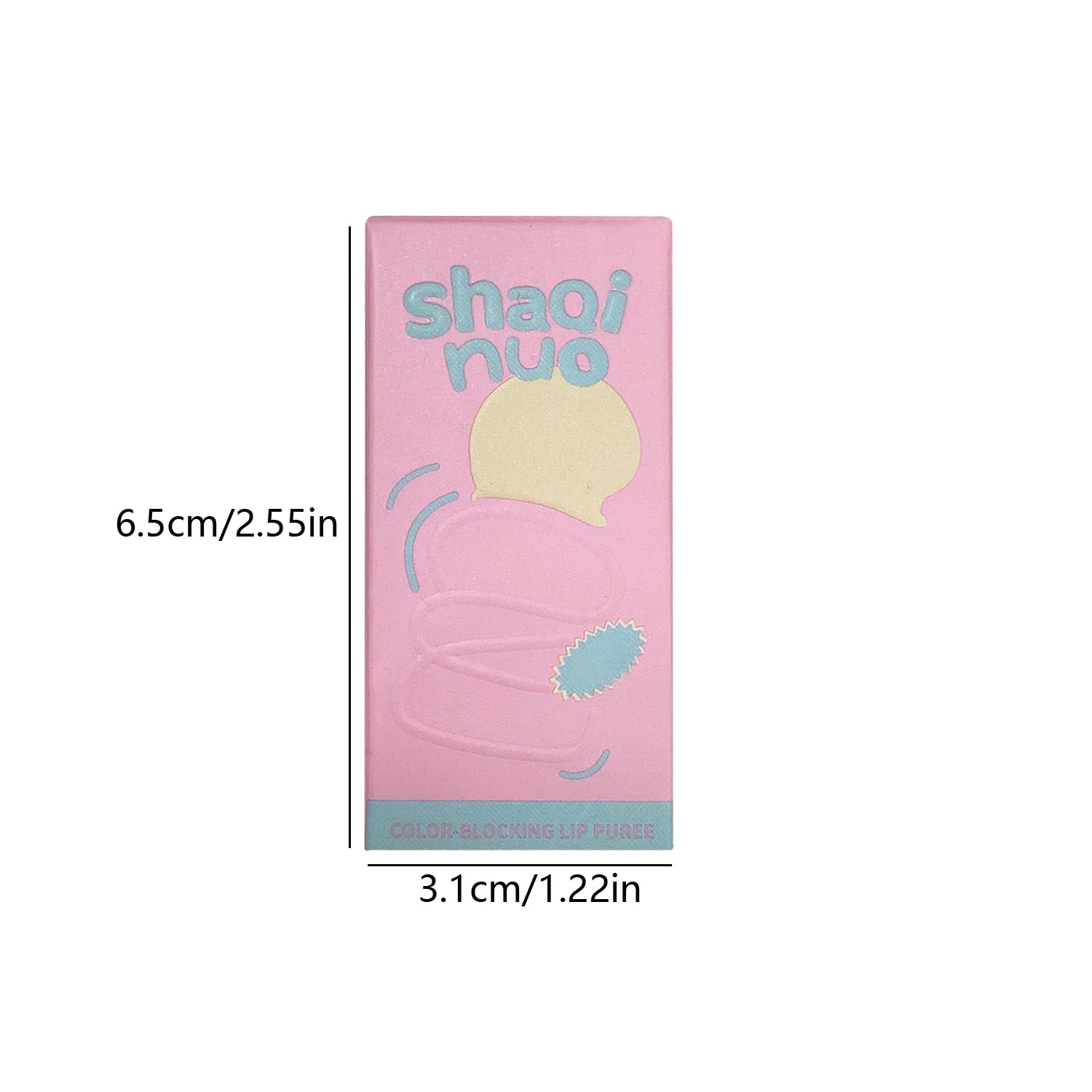 SHAQINUO Matte Lip Clay Lip Glaze, Contrasting Colors Matte Velvet Lip Clay Long-lasting Color Non-drying Lipstick