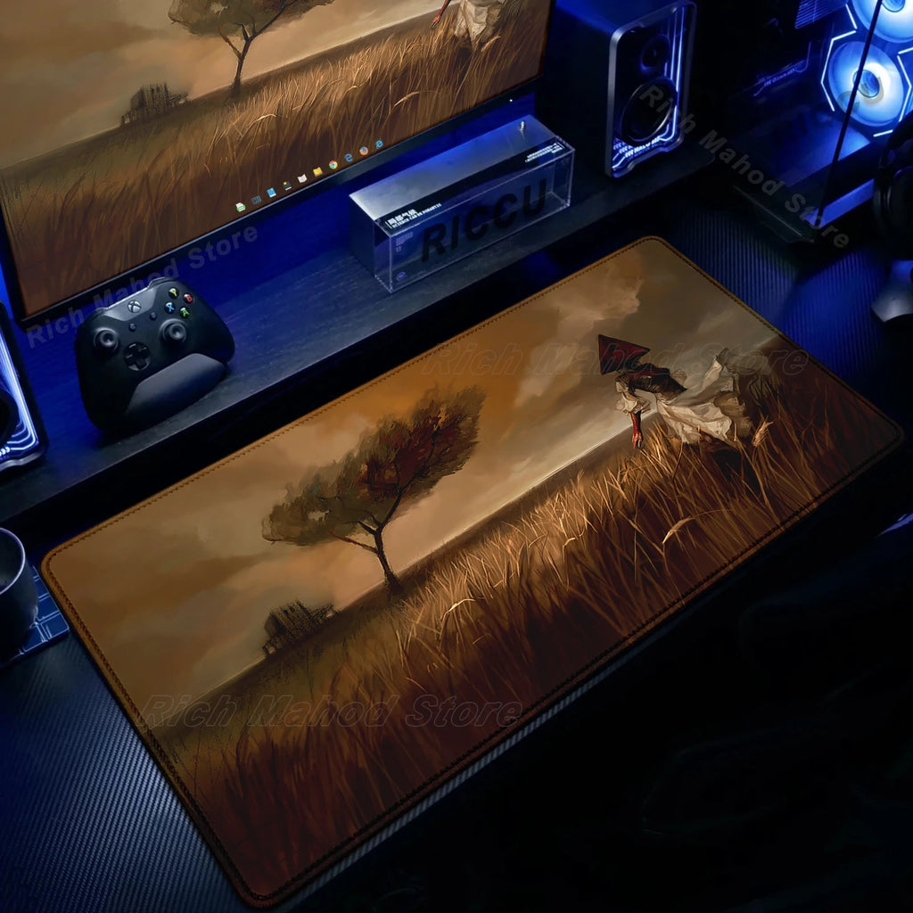 Game S_silent Hill Mouse Pad Large Gaming Extended Mat Gamer PC Mousepad Compute Keyboard Mousemat XXL Carpet Laptop accessories