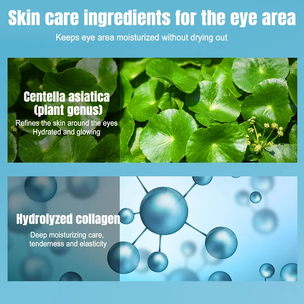 VEZE Eye Serum Firming Eye Cream Anti Dark Circles Hyaluronic Acid Hydration Nourishing Fade Line Eye Skincare