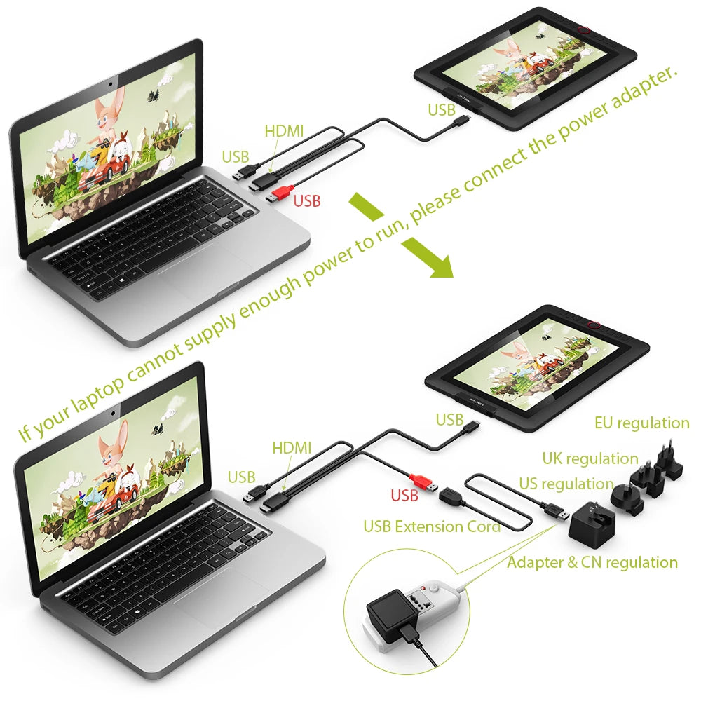 XPPen Artist 12 Pro 11.6 Inches Graphics Tablet Drawing Tablet Monitor Display Animation Digital Art with Tilt 8192 Pressure