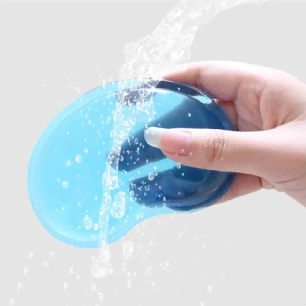 1PC Silicone Wavy Comfort Gel Computer Mouse Hand Wrist Rests Support Cushion Pad Fashion Heart-shaped Wrist Pad Hand Pillow