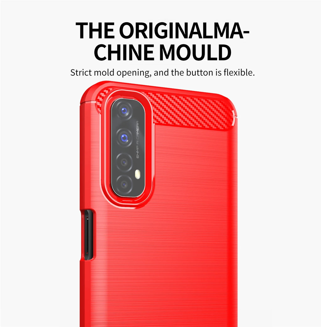 For Realme 7 Narzo 20 30 Pro Coque Silicone Shockproof Half-wrapped Back Cover For OPPO Realme 6 6S 7 8 Pro 7i C11 C17  C20 C21