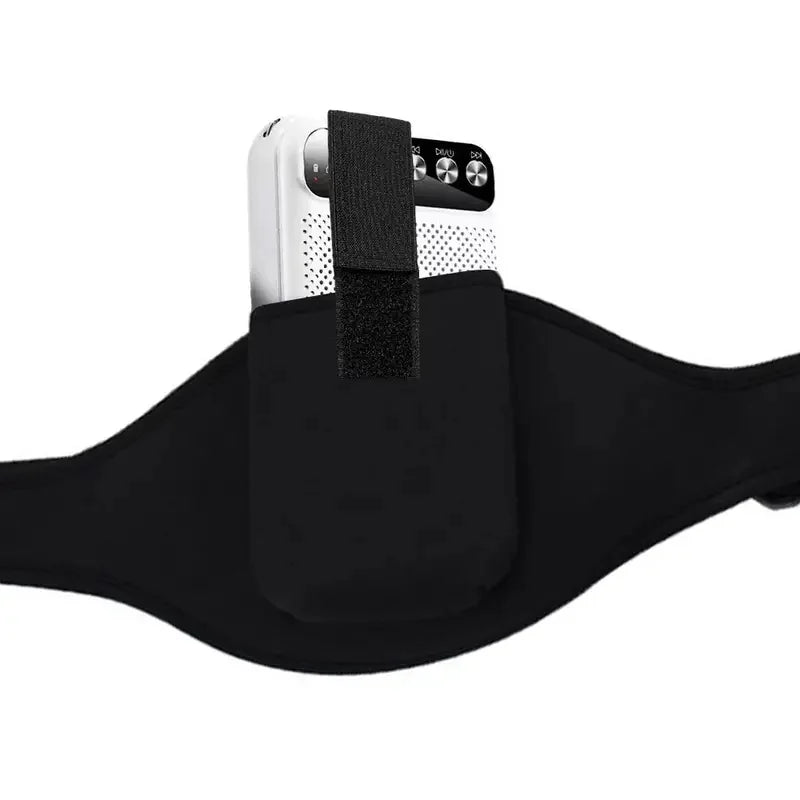 Adjustable Mic Belt with Hands-Free Mic Holder - Secure Waist Carrier Pouch for Fitness Instructors,Public Speakers,Performancer
